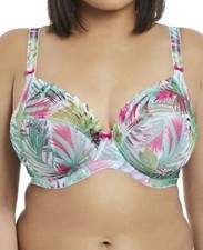 Elomi Kelly Collection 42DD UW Banded Plunge Bra Jungle 4330