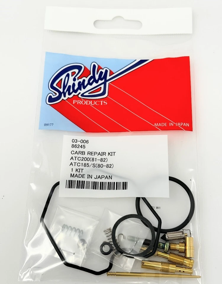 KIT RECONSTRUCCIÓN CARBURADOR/CARBURADOR HONDA ATC185 ATC200 - Hecho en Japón Foto 2 de 2