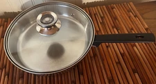 Vintage Regal Ware Stainless Steel Sauce Pan W/ Temperature Guage Lid 2 Quart