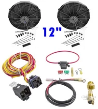 Fan & Relay Kit Dual12 " Electric Champion Cooling Systems CA