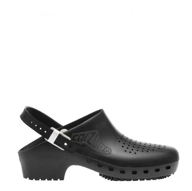 CALZURO CLASSIC PROFESSIONAL NON SLIP CLOGS WITH HOLES AND STRAP