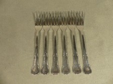 WMF 3200 Barock 6 Kuchengabeln 15,5 cm 90er Silberauflage