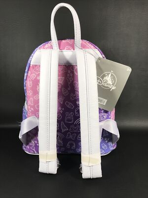 Loungefly Disney Parks World Disneyland Icons Pink Purple  display picture 1