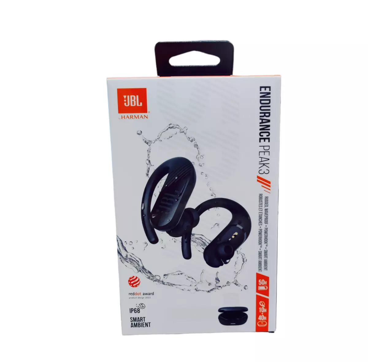 NEW* JBL Endurance Peak 3 Wireless Active Earbuds, Black (  JBLENDURPEAK3BLKAM ) 50036390095