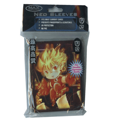 Max Protection Neo Sleeves Fire Boy Small Sized 50 ct