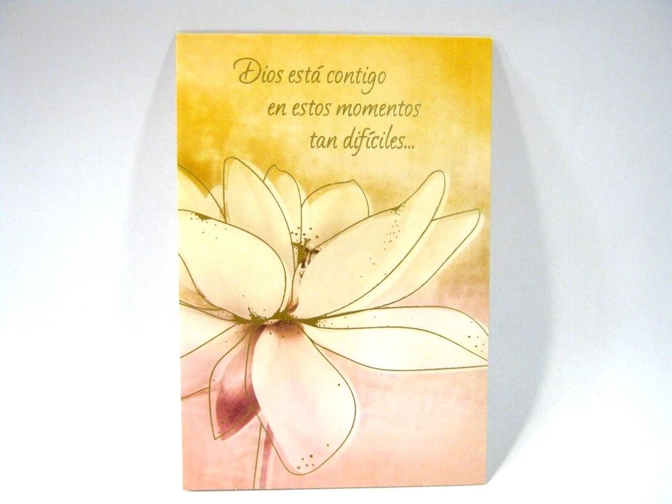 Spanish language Sympathy Condolences Funeral Thinking of You Greeting Card - Image 4 of 4