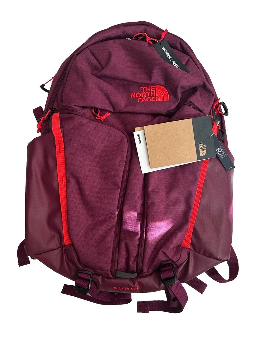 boysenberry north face backpack The Borealis - Women's its legacy continues The North Face Surge Daypack