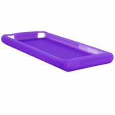For Apple ipod nano 7th 8th Gen Purple Silicone Gel Skins Cases Covers
