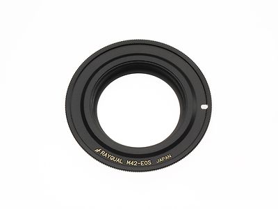 Rayqual Mount Adaptor for EOS to M42 Lens　Made in Japan