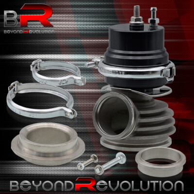 V-Band 50mm Turbo Charger External Wastegate Mount Jdm Design Psi Boost Black