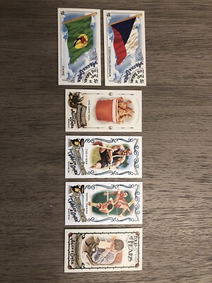 2018 Topps Allen and Ginter Mini LOT # FLN-10/FLN-12/MBS-6/MES-1/MES-7/MFF-4
