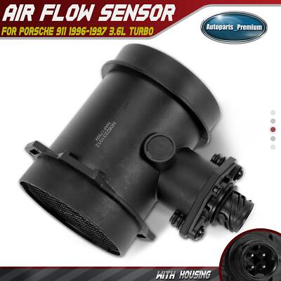New Mass Air Flow Sensor w/ Housing for Porsche 911 1996-1997 3.6L Turbocharged