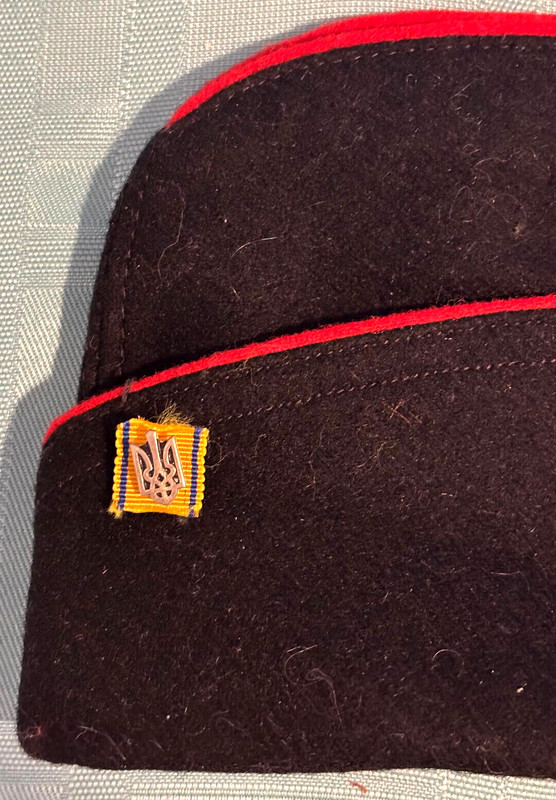 Ukrainian WWII WW2 Veterans field cap Organization of Ukrainian Nationalists (b)