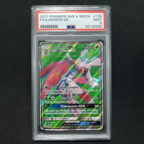 2017 Pokemon: LURANTIS GX 138/149 - [Full Art] [Sun & Moon Base Set] Mint PSA 9