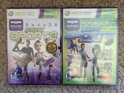 XBOX 360: Kinect Sports Bundle - Season 1 And 2, New, Factory Sealed