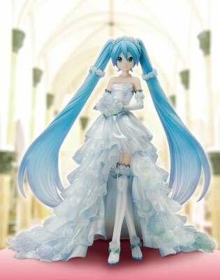 Hatsune Miku Wedding Dress Ver. 1/7 Genuine Figure Doll VOCALOID
