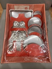 Chilton kitchenware set Aluminum Childrens Toy Baking Sheet Pans Vintage TMA