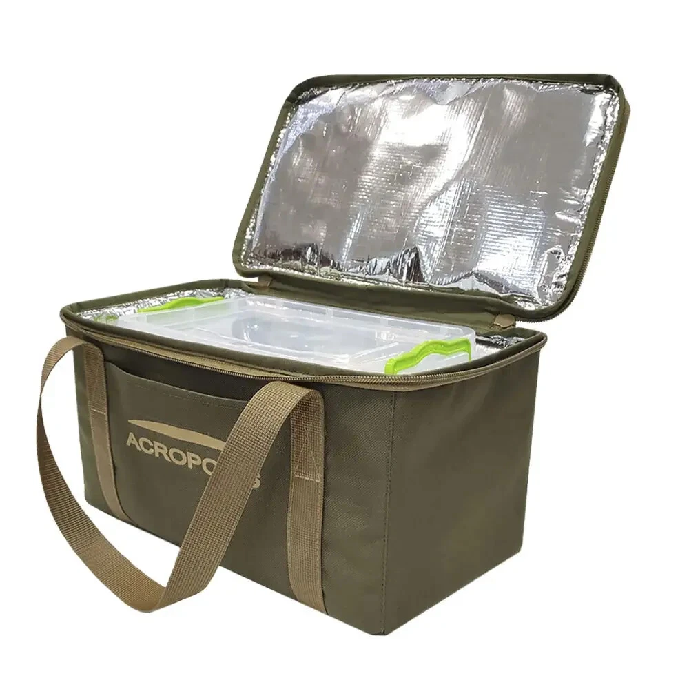 Insulated Travel Cooler Bag with Containers and Ice Packs