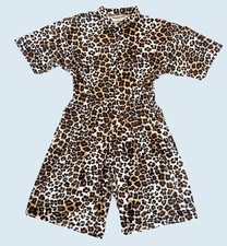 Vintage TAPEMEASURE 80s 90s Animal Print Shorts Short Sleeve Jumper Sz M