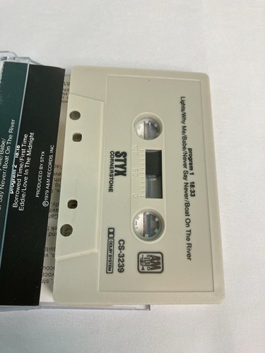 Cassette Tape Lot 7 STYX Paradise Cornerstone Illusion Crystal Eight Kilroy Edge - Picture 14 of 21