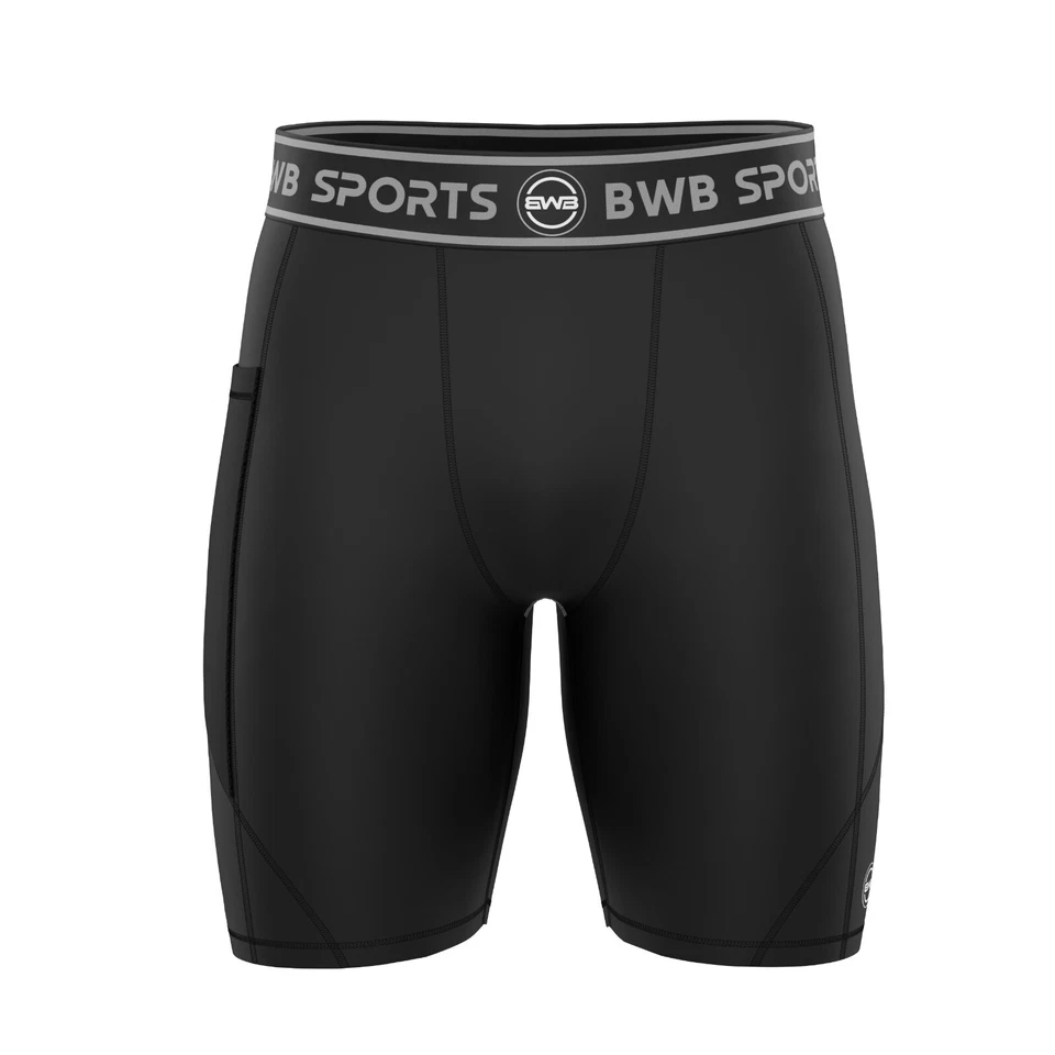 Men's Compression Shorts Sports Briefs skin tight fit gym Running Base layer - image 4 of 4
