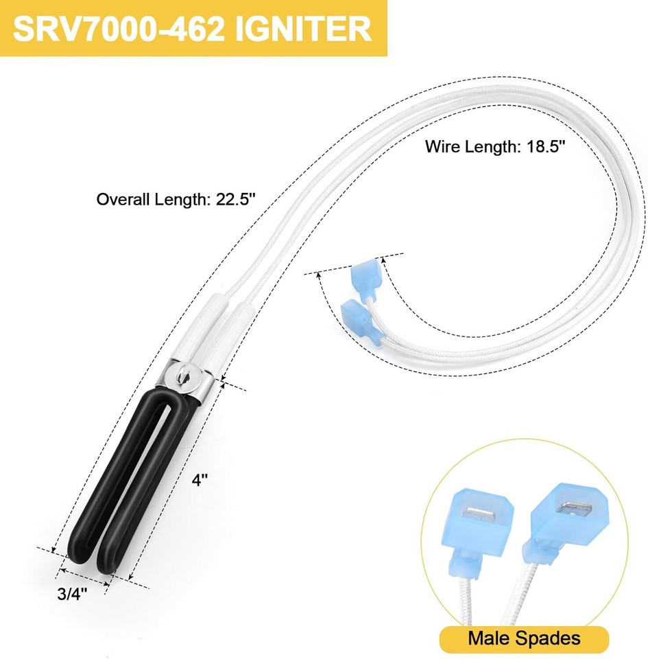 Heatilator EcoChoice PS35, PS50 CAB50 Igniter, 380W Loop Ignitor ...