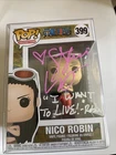 Funko Pop! One Piece Nico Robin #399 JSA Signed by Stephanie Young