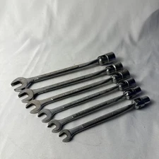 Vintage Master Craft Tools SAE Flex Socket Head Satlus Wrench Set  6 Piece Japan
