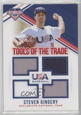 2018 USA Baseball Stars & Stripes Tools of the Trade /299 Steven Gingery #22 o6n