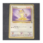 Meowth 50 HP Gold Border Jungle Common Basic 56/64 English