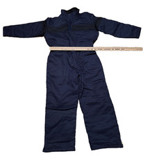 Workrite FR Quilted Coveralls New Old Stock Mens X-LARGE Blue Flame Resistant
