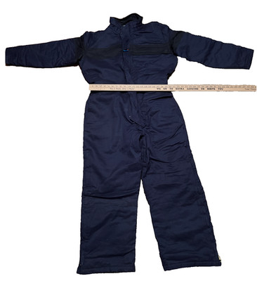 Workrite FR Quilted Coveralls New Old  Stock  Mens X-LARGE Blue Flame Resistant 