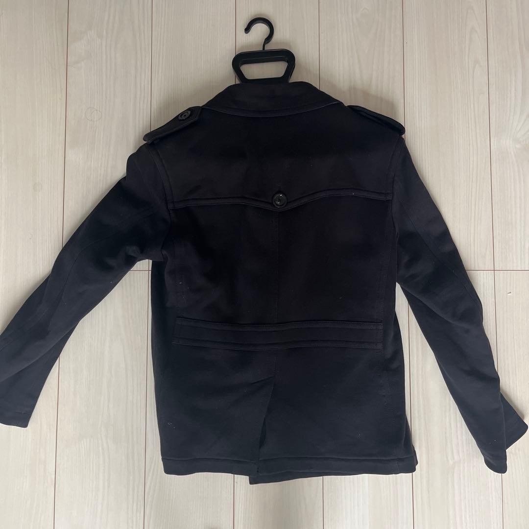 BURBERRY BLACK LABEL Peacoat Size M Black From Japan thumbnail 23