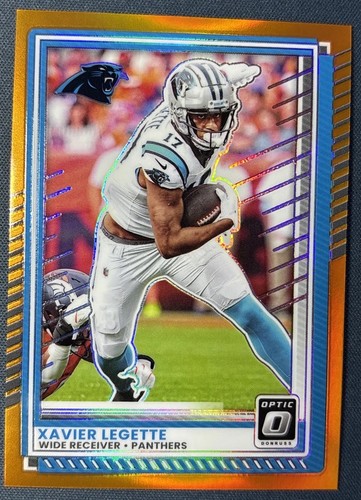 2025 Panini Donruss Optic Xavier Legette Orange Prizm /299 Carolina Panthers ￼￼
