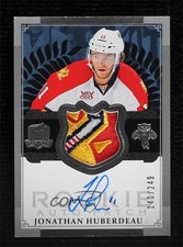 2013-14 Upper Deck The Cup Rookie 140/249 Jonathan Huberdeau #184 Patch Auto 0ll