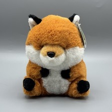 Aurora Round Rolly Pet FINLEY Fox Plush 6" NEW
