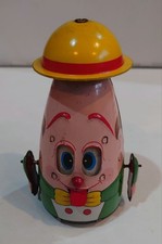 Vintage Japanese Tin Toy Egg Head Eikow