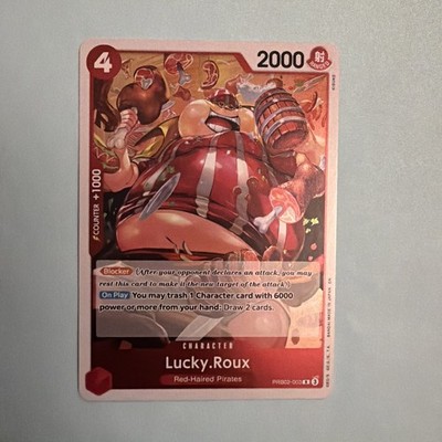 One Piece Card Game TCG Lucky.Roux PRB02-003 R M/NM Condition 