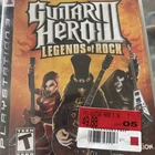 Guitar Hero III: Legends of Rock (Sony PlayStation 3) PS3 BRAND New! Sealed!