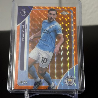 Topps Premier League 2025-26 Rayan Cherki /25 Orange Geometric Manchester City