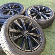 21 LEXUS RIMS TIRES NEW SET 4 OEM FACTORY BLACK WHEELS RX400 RX450 RX500 RX350