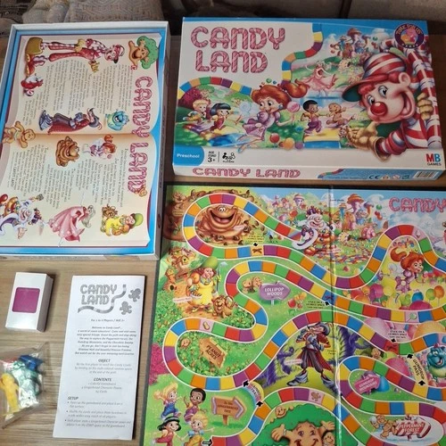 Vintage Candy Land Board Game Candyland 2005 Milton Bradley 100 % Complete