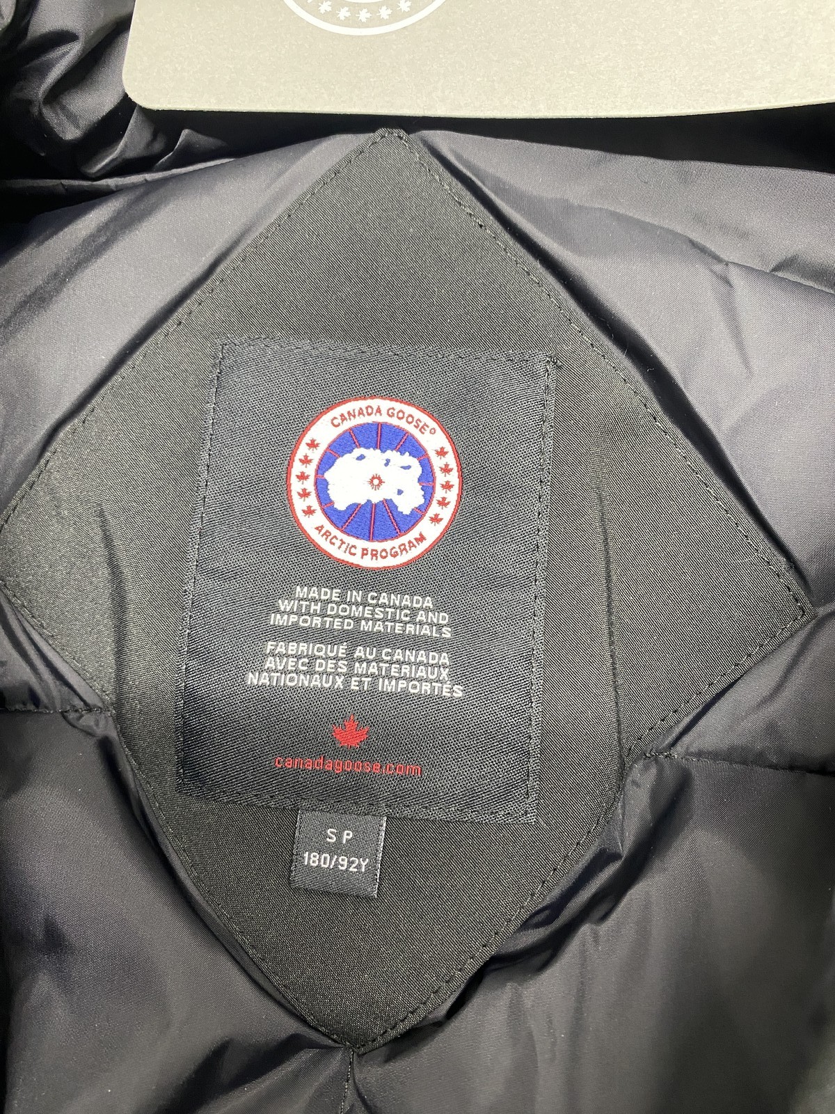 Canada Goose Mens Citadel Mid Length Down Insulated Coat Size S Black thumbnail 15