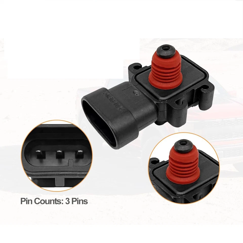 MAP Manifold Absolute Pressure Sensor Fits Chevy Buick Cadillac GMC 16187556 Foto 3 de 4