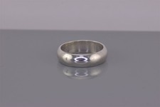 Taxco Sterling Silver 6mm Rounded Solid Band Ring Mex 925 Sz: 9