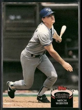 Mitch Webster 1992 Stadium Club #403 Los Angeles Dodgers