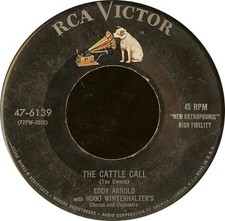 Eddy Arnold - The Cattle Call / The Kentuckian Song 7" Very Good Plus VG