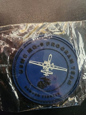 USMC GENERAL ATOMICS MQ-9 REAPER PROGRAM TEAM PVC PATCH MARINE CORPS MUX MALE 