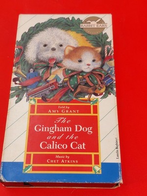 Gingham Dog Calico Cat VHS 1991 Children's Christmas Classic Rabbit Ears