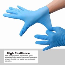 500pcs Disposable Gloves, Powder Free Nitrile Latex Free Protective Gloves